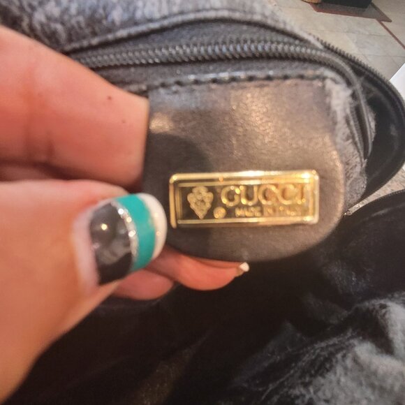 ***SOLD***GUCCI* SHERRY LINE*VERY RARE* MICRO GG* HANDBAG* & CROSSBODY STRAP - Picture 9 of 16